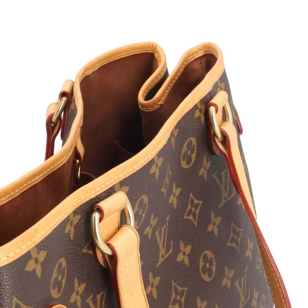 LOUIS VUITTON Authentic Brown Monogram Canvas Tote Bag - Picture 12 of 14